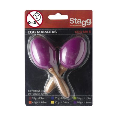 Маракасы Stagg EGG-MA S MG, Пурпурний
