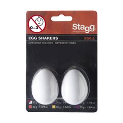 Шейкер (пара) Stagg EGG-2 WH, Білий